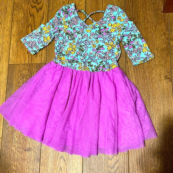 Dot Dot Smile Other - Dot Dot Smile Size 3/4 Floral with tulle skirt